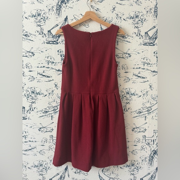 NWT - Anthropologie A-Line dress in burgundy. Never worn. No flaws. - Picture 2 of 6